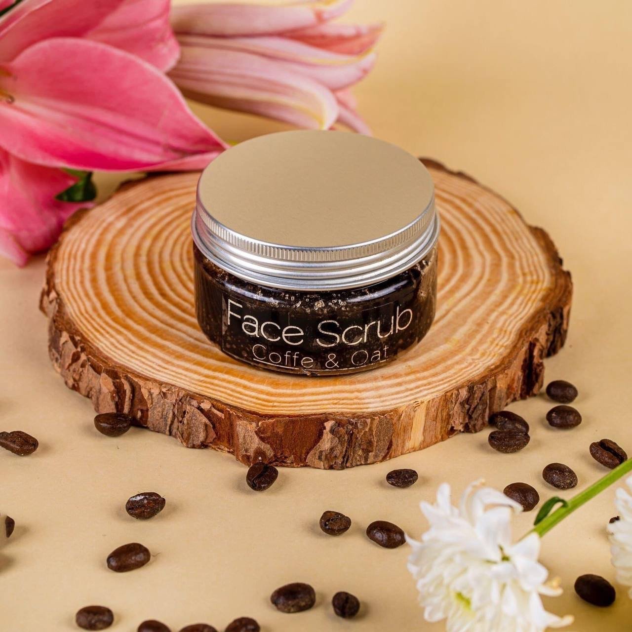 سكراب القهوة للوجه